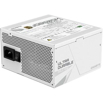 Gigabyte Datora barošanas bloks UD850GM PG5 ICE, 850W, 100-240V, 50/60Hz, 80 PLUS Gold, pilnībā modulārs, aktīvā dzesēšana (GP-UD850GM PG5 ICE)