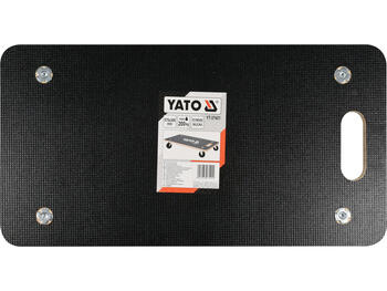 Yato kravas ratiņi YT-37421, 200kg, 57cm, 30cm, 4 riteņi, 75mm, neslīdoša virsma, grozāmie riteņi, saplākšņa platforma (YT-37421)