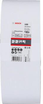 Slīplente kokam 100x610, K 100, 10 gab., Lentes slīpmašīnām PRO X440 SLĪPLENTA, 2608606137, BOSCH (2608606137)