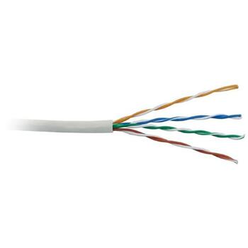 Sbox UTP-305, UTP kabelis, UTP-305, 305m, 24AWG, pelēks, apzeltīti spraudņi (UTP-305)
