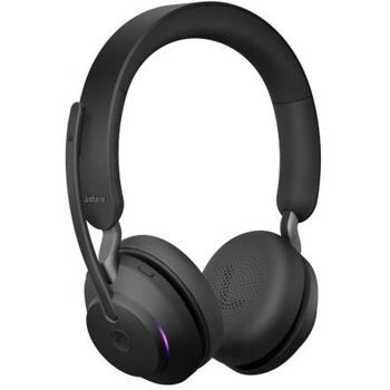 Jabra austiņas Evolve2 65 Link380a MS, 26599-999-999, 30m, Stereo, 1xUSB 2.0, trokšņu samazināšana, Microsoft Teams (26599-999-999)