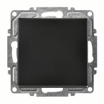 Visage slēdzis, 1 taustišņš z/a BR, Metāliski melns, 01283400-150101, GÜNSAN (01283400-150101)