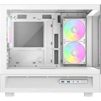 Gamemax Корпус NEX C31 WH, 1+1 x 3.5