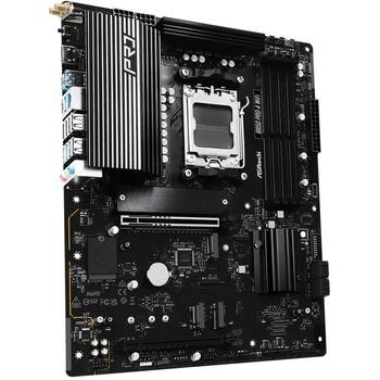 Asrock Dēlis B850 PRO-A WIFI, 4 x DDR5 DIMM, 256 GB, 1 x PCIe 5.0 x16, 1 x HDMI, 1 x USB Type-C, 7.1 CH audio, Wi-Fi 6E (B850 PRO-A WIFI)