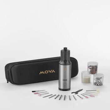 Mova bezvadu rotācijas instruments 8V MRT008 daudzfunkcionāls instruments griešanai slīpēšanai un pulēšanai Melna (MRT008)