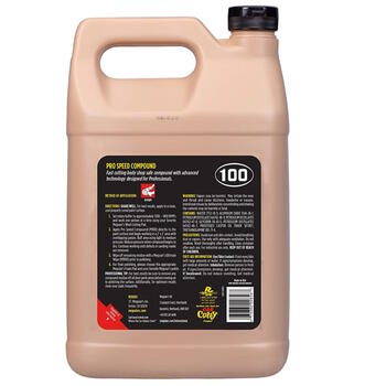 Meguiar's M10001 Mirror Glaze Профессиональная быстро режущая полировочная паста – для удаления глубоких царапин 3,78 л (M10001)