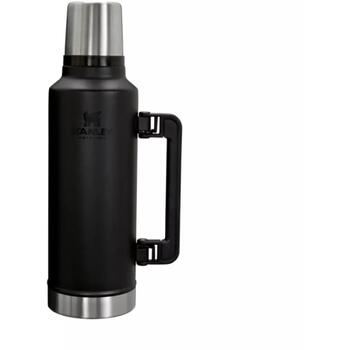 Stanley Термо 28113480065 1.9L, черный, сохраняет тепло до 45ч, холод до 48ч, холод с льдом до 8д, нержавеющая сталь (28113480065)