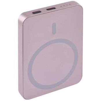 Emos Беспроводной Внешний Аккумулятор WI 522 B0555S, 5000 mAh, 20 W, алюминий, LED индикатор, быстрая зарядка (B0555S)