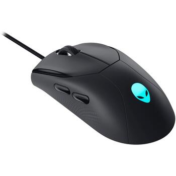 Dell Игровая Мышь Alienware AW320M 545-BBDS, 19000 dpi, 400 дюймов/с, 6 кнопок, USB-A, черный (545-BBDS)