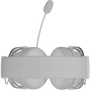 Genesis austiņas Toron 531 NSG-2339, 50mm, 32Ω, 20-20000Hz, 3.5mm, vads 1m, mikrofons, balta (NSG-2339)
