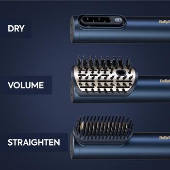 BaByliss AS6550E matu fēns, 1600 W, 123 km/h, 34.16 m/s, 3 ātrumi, 4 temperatūras, jonizācija, keramikas pārklājums, 2.5 m vads (AS6550E)