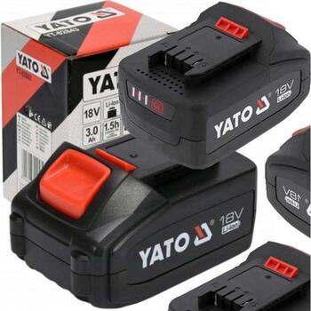 Yato Akumulators YT-828462, 18V, Li-Ion, 3Ah, 54Wh, 40A, uzlādes indikators, ātrā uzlāde (YT-828462)