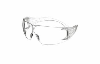 3M Защитные очки SecureFit 200 SF201AFP, 0.02кг, прозрачные, поликарбонатные линзы, 99.9% UVA/UVB защита (SF201AFP)