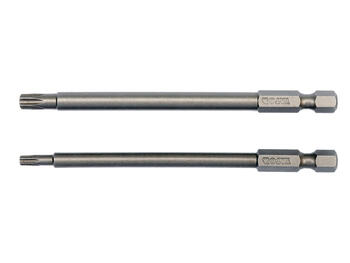 Yato YT-0491 набор бит для отверток, 2 шт., Torx TR, T15, T27, 100 мм, 1/4