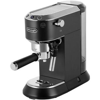 Delonghi Полуавтоматическая кофемашина EC685.BK, 15 бар, 1300 Вт, 1.1 л, паровой капучинатор, Thermoblock, сталь (EC685.BK)