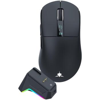 White Shark Pele GAWAIN-B, 500mAh, 12000DPI, 56g, 5 pogas, USB-C, Bluetooth 5.2, RF 2.4 GHz (GAWAIN-B)