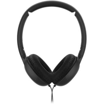 Philips Vadu austiņas TAUH201BK/00, 1.2 m, 32 mm, 102 dB, 32 Ω, melna krās., salokāma konstrukcija (TAUH201BK/00)