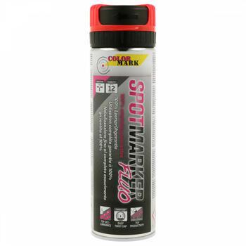 Motip marķēšanas aerosols Spotmarker Fluo 201486, 500ml, sarkans, līdz -20°C, ātri žūst, neizplūst, precīzi marķējumi (201486)