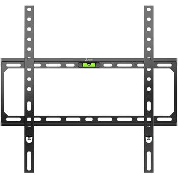 Sbox televizora stiprinājums BL-3744F, 32''–75'', 45kg, 50x50-400x400, melns, līmeņa regulēšana, plāns 22mm (BL-3744F)