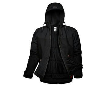 Helly Hansen Workwear Oxford ziemas jaka 73290_990-XL, melna, XL, 100% poliesters, Primaloft Black Eco, YKK rāvējslēdzējs (73290_990-XL)