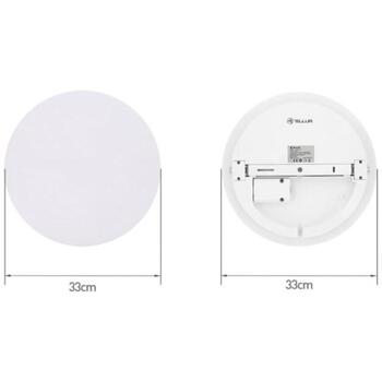 Tellur Потолочный светильник TLL331131, 24W, до 2400lm, IP54, 220V-240V AC, 3000-6500K, 15000h, 2.4GHz (TLL331131)