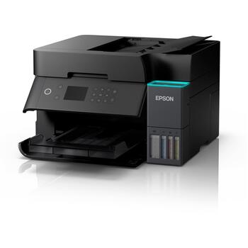Epson Многофункциональный принтер EcoTank L6370 C11CL43403, 4-ink, A4, Wi-Fi, 1200 x 2400 dpi, ADF, черный (C11CL43403)