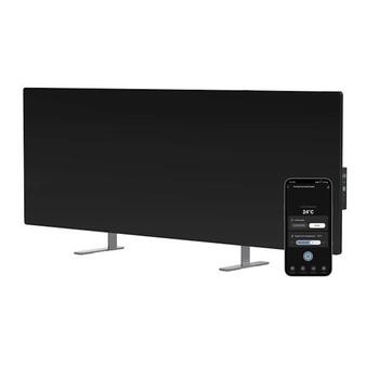 Viedais sienas sildītājs infrasarkanai un konvekcijas apkurei līdz 30m² 700W Wi-Fi LED melns AGH0004S AENO (AGH0004S)