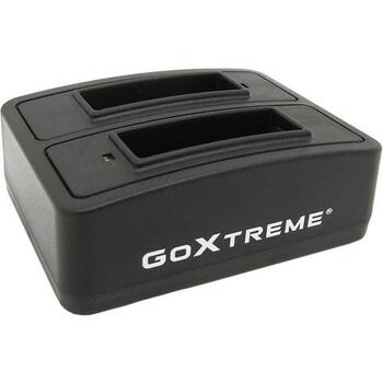 GoXtreme lādētājs Vision 4K 01492, 2 ligzdas, 5V DC, 1A, USB, melns (01492)