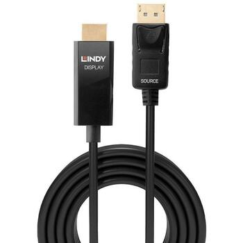 Lindy Video kabelis 40926, 2 m, DisplayPort uz HDMI, 4K@60Hz, HDR, 2160p, RoHS (40926)