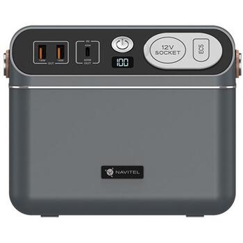 Navitel NS150 60000 mAh Powerbank/Jump Starter, 150 W, 1420 g, USB-C выход 60 W, USB A выход 18 W, EC5 выход (NS150)