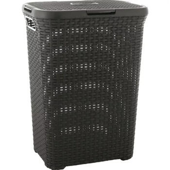 Curver veļas kaste Style 0800707308, 60L, 44,8x34,1x61,5cm, plastmasa, tumši pelēka (0800707308)