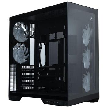 Zalman D50 BLACK, Midi Tower datora korpuss, ATX, 3x120mm ventilatori, melns, panorāmas stikls, USB-C (D50 BLACK)