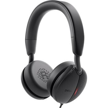 Dell наушники WH5024, ANC, USB Type-A, черный, встроенный микрофон, стерео, активное шумоподавление (520-BBGQ)