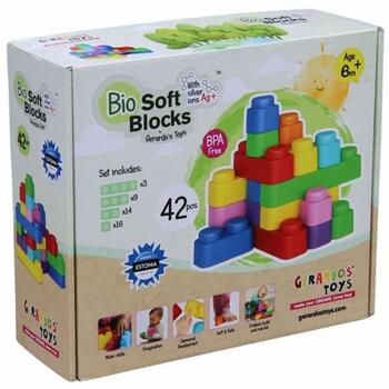 Gerardo's Toys mīksto klucīšu komplekts, 42 gab. (GT3105)
