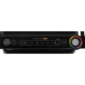 Tefal Kontaktgrils GC712834, 2000 W, melns, 600 cm², 6 automātiskās programmas, noņemamas plāksnes (GC712834)