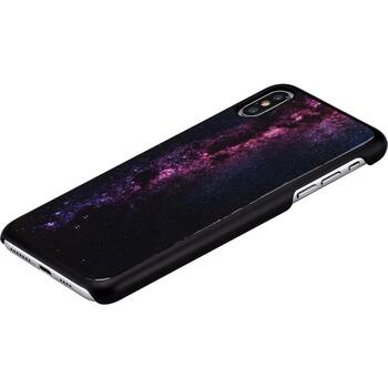 iKins iPhone XS/X vāciņš K1696J, 73x144x11mm, 20g, polikarbonāts, melns, putekļu drošs (K1696J)