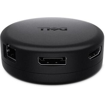 Dell Pro 7-in-1 USB-C Travel Hub - DA326, 1 x HDMI 2.1, 1 x DP 1.4, 1 x USB-A 3.2 Gen1, 1 x USB-C, 2500 Mbit/s, 100 W (470-BGCG)
