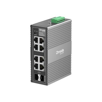 TP-Link IES208G Omada индустриальный коммутатор Easy Managed 6×10/100/1000 Mbps RJ45 2×Gigabit RJ45/SFP Combo 16 Gbps Чёрный (IES208G)