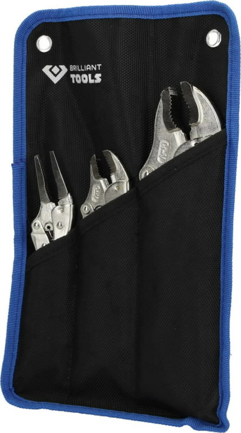 Brilliant Tools Захватные плоскогубцы BT065003, 3 шт., 0.86 кг (BT065003)