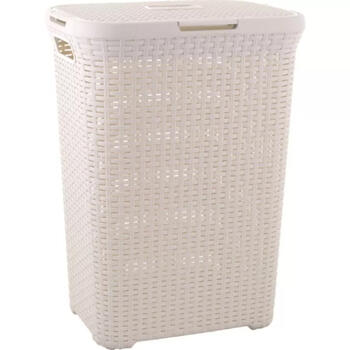 Curver Style veļas kaste 0800707885, 60L, 44,8x34,1x61,5cm, plastmasa, krēmkrāsa (0800707885)