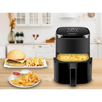 Beper Аэрофритюрница P101FRI051, 1400 W, 5 л, 8 программ, цифровая панель, автоматическое отключение, защита от перегрева (P101FRI051)
