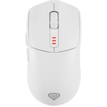 GENESIS Zircon 500 G2 NMG-2114 игровая мышь, 10000 dpi, 2.4 GHz, Bluetooth, USB Type-C, оптическая, 6 кнопок, белая (NMG-2114)