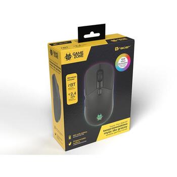 Tracer Spēļu pele TRAMYS47419, 10 000 DPI, 7 pogas, RGB apgaismojums, 650 mAh akumulators, RF 2.4 GHz, Bluetooth (TRAMYS47419)