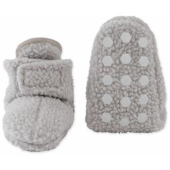 Lodger Teddy čībiņas SLT 329_12-18, 12-18m, 100% poliesters, Velcro, pretslīdes zole, pelēka (SLT 329_12-18)