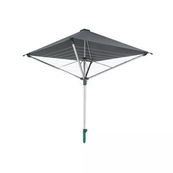 Leifheit LinoProtect 400 1082100, rotējošais veļas žāvētājs, 40m, 4 veļas mašīnas, jumts, 8 pakaramie (1082100)
