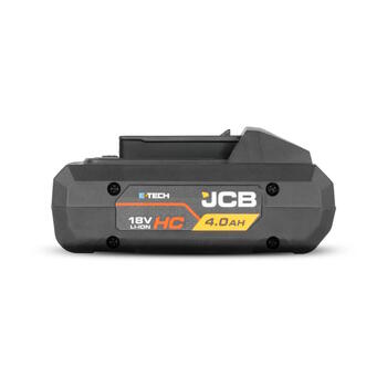 JCB JCB-18LI-4HC Professional 18V Li-Ion аккумулятор высокой емкости для питания инструментов 4.0Ач LED индикатор заряда совместим с JCB 18V инструментами (JCB-18LI-4HC)