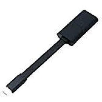 Dell USB-C на VGA адаптер 470-ADFQ, 24 pin USB-C мужской, 15 pin HD D-Sub женский, черный (470-ADFQ)
