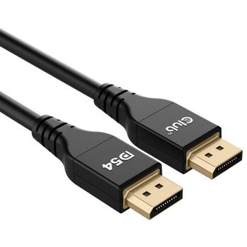 Club3D DisplayPort 2.1 CAC-1093 kabelis 3m, 54Gbps, 8K120Hz, 2160p/4320p, taisns kontakts, melns (CAC-1093)
