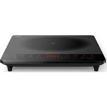 Philips Indukcijas plīts HD5850/90, 2000 W, 1 riņķis, 10 temperatūras iestatījumi, stikla keramikas virsma, taimeris (HD5850/90)