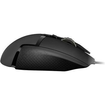 Logitech G502 HERO, optiskā pele, 910-005471, 25600DPI, 11 pogas, RGB apgaismojums, regulējams svars (910-005471)